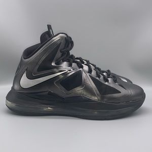 Nike LeBron 10 'Carbon' Men's Basketball Shoes    -    Size:  9
